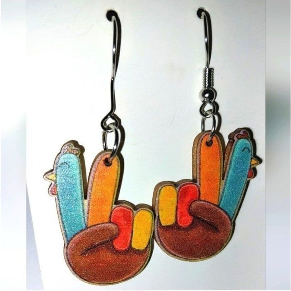 Super cute festive holiday earrings